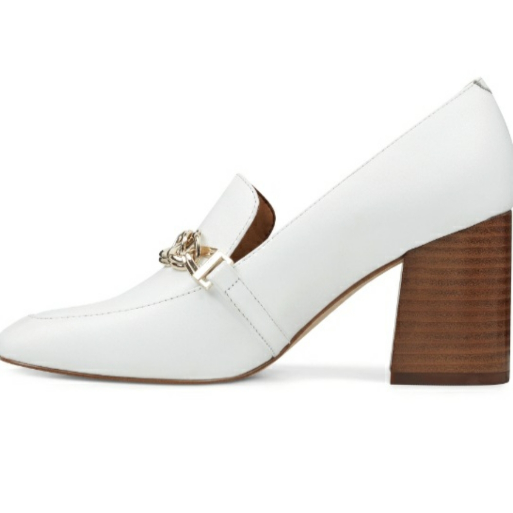 Round Toe Pumps, with block heel